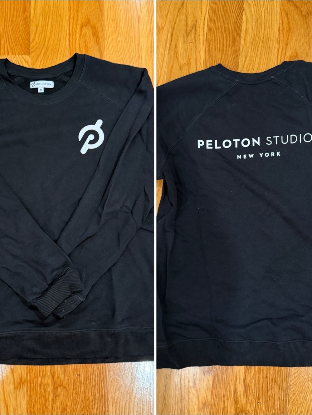 Peloton Studio New York Black Crewneck Sweatshirt